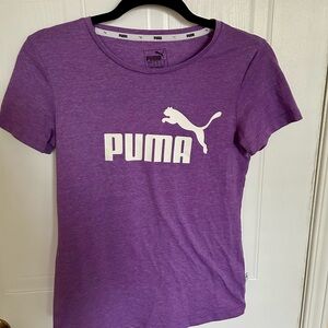 PUMA Women's Purple T-Shirt - size S - perfect condition
